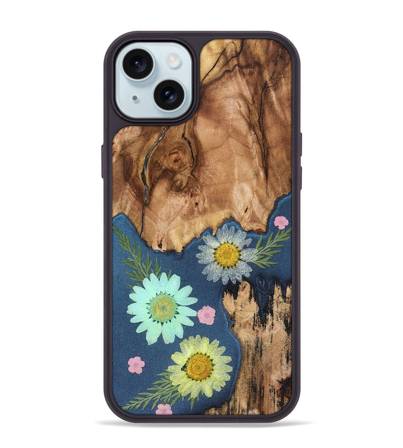 iPhone 15 Plus Wood Phone Case - Corrie (Bloom, 821563)