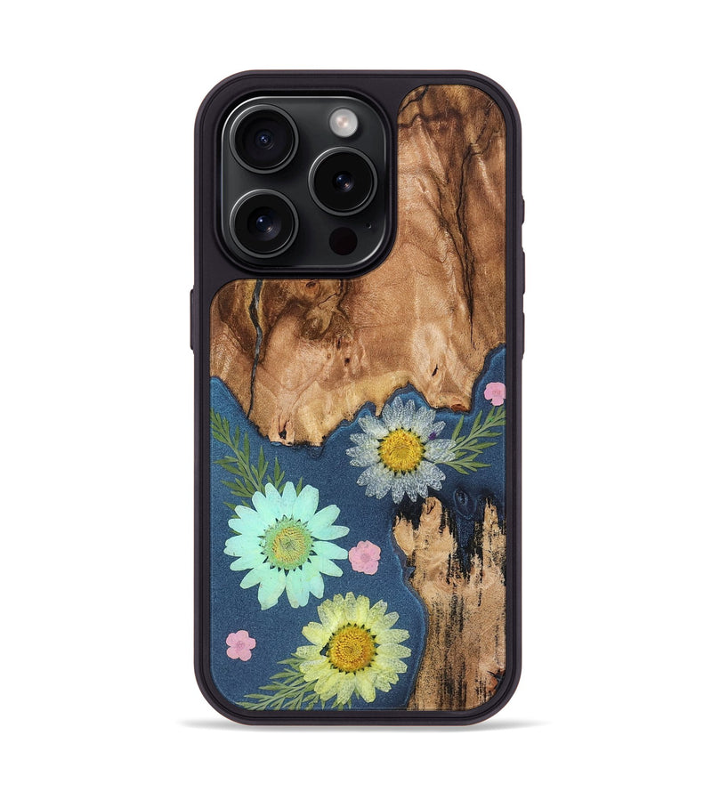 iPhone 15 Pro Wood Phone Case - Corrie (Bloom, 821563)