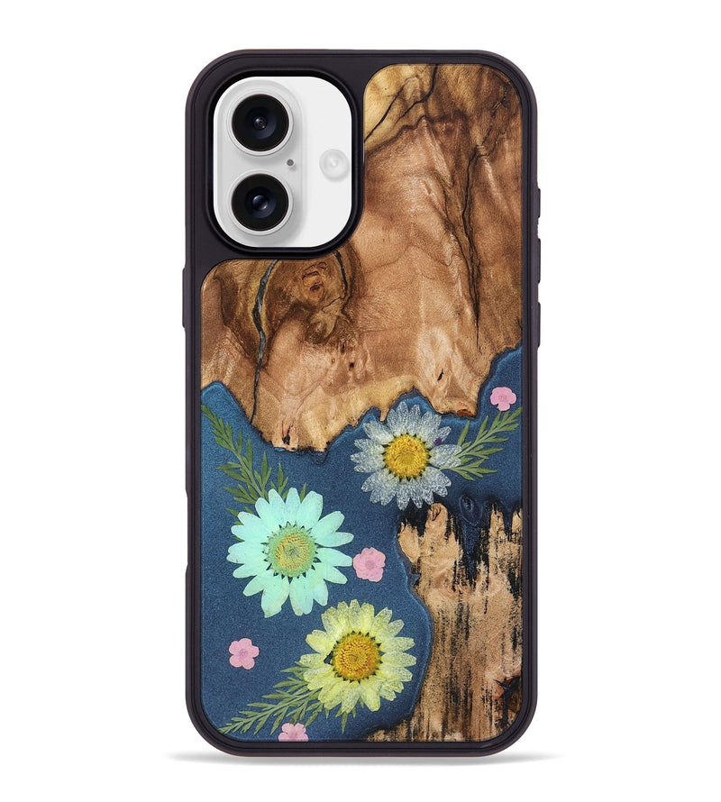 iPhone 16 Plus Wood Phone Case - Corrie (Bloom, 821563)