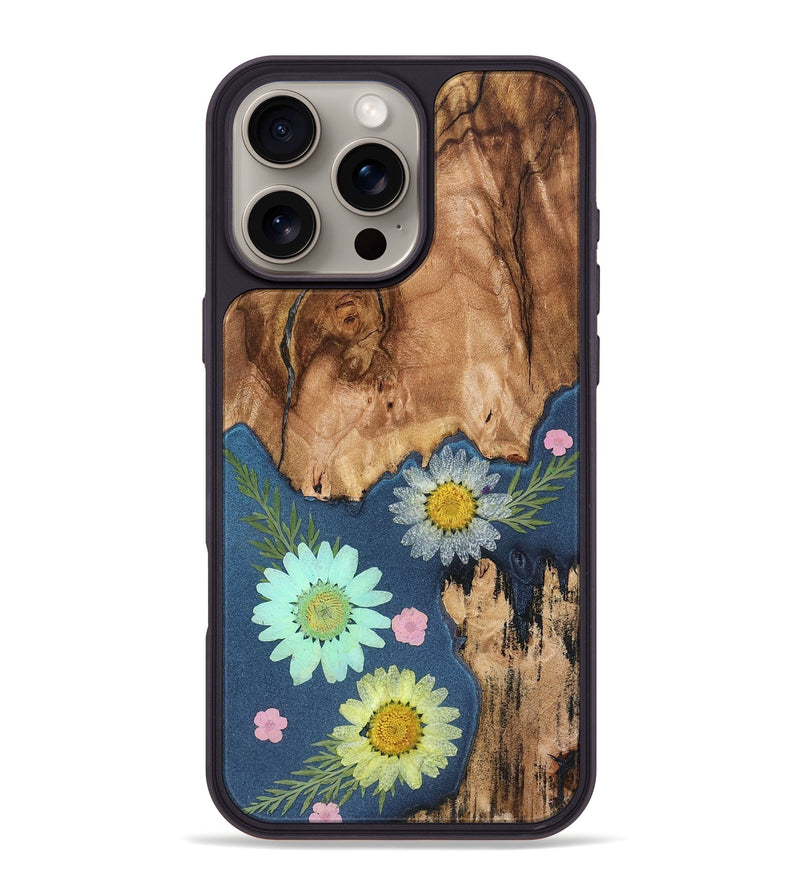 iPhone 16 Pro Max Wood Phone Case - Corrie (Bloom, 821563)