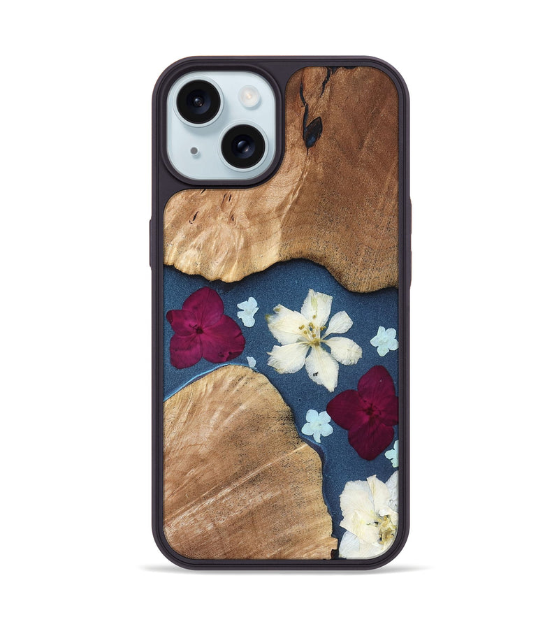 iPhone 15 Wood Phone Case - Freya (Bloom, 821564)