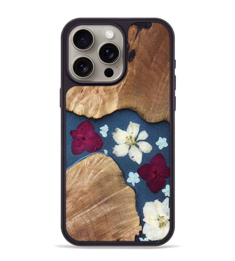 iPhone 15 Pro Max Wood Phone Case - Freya (Bloom, 821564)