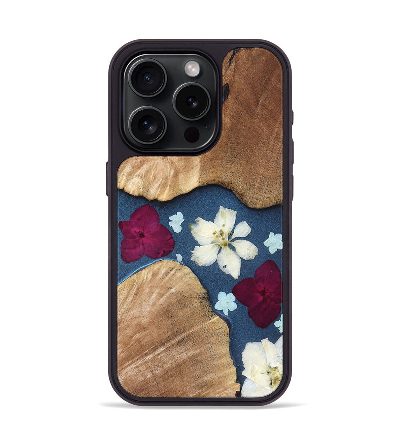 iPhone 15 Pro Wood Phone Case - Freya (Bloom, 821564)