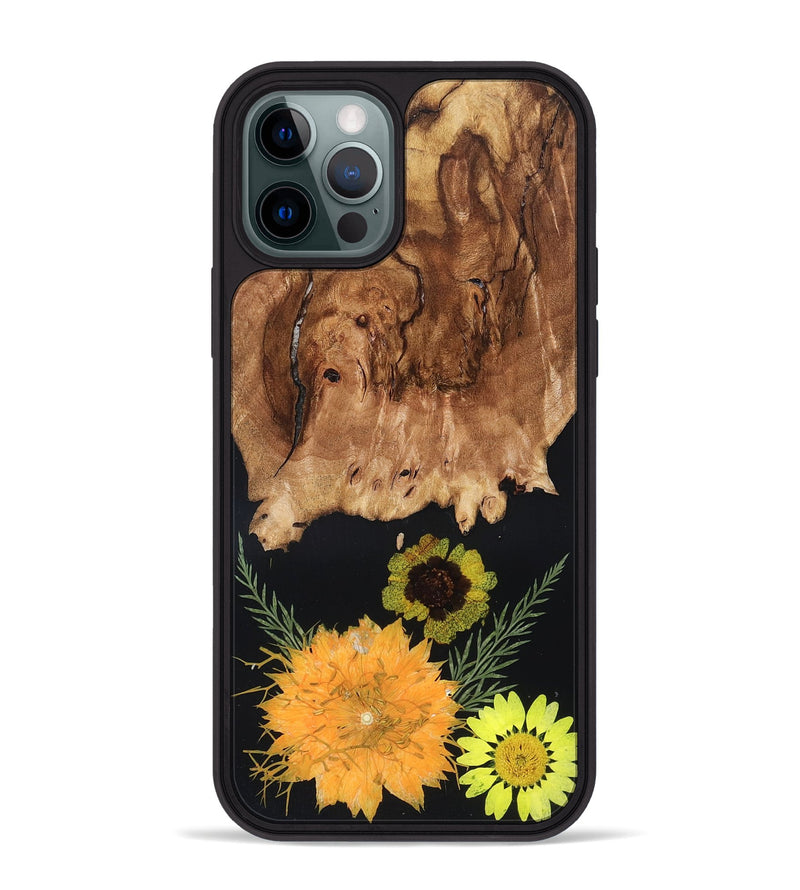 iPhone 12 Pro Max Wood Phone Case - Mittie (Bloom, 821567)