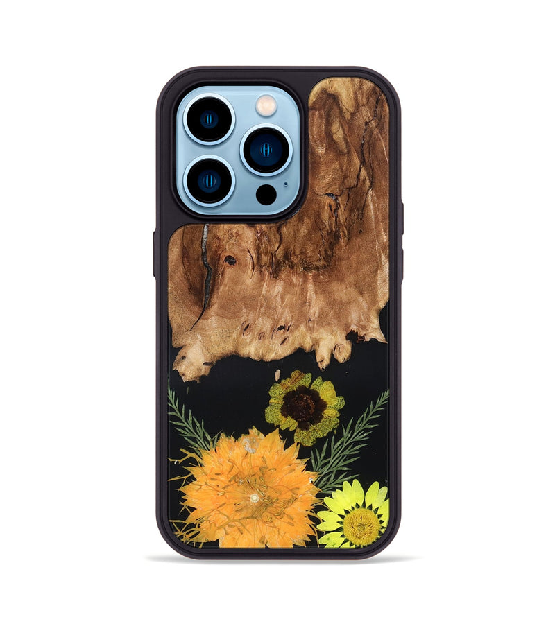 iPhone 14 Pro Wood Phone Case - Mittie (Bloom, 821567)