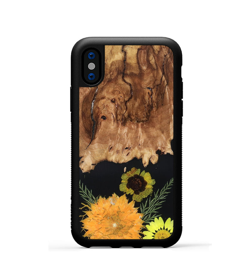 iPhone Xs Wood Phone Case - Mittie (Bloom, 821567)