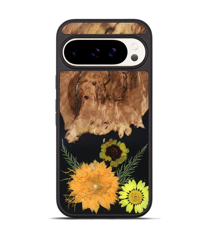 Pixel 9 Wood Phone Case - Mittie (Bloom, 821567)