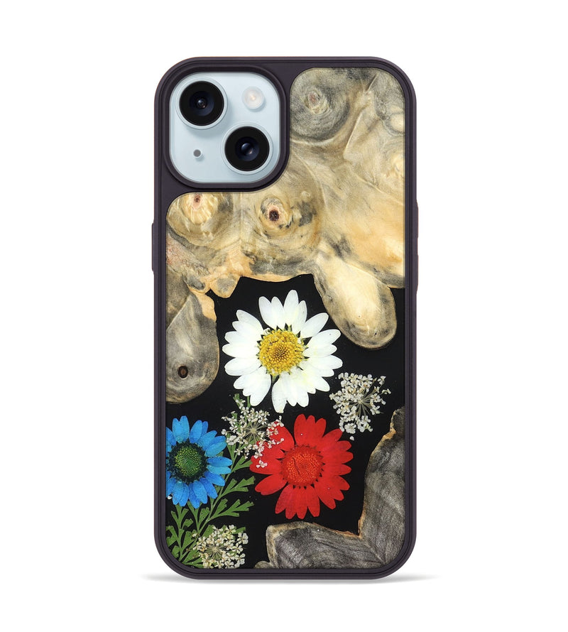 iPhone 15 Wood Phone Case - Mckayla (Bloom, 821569)