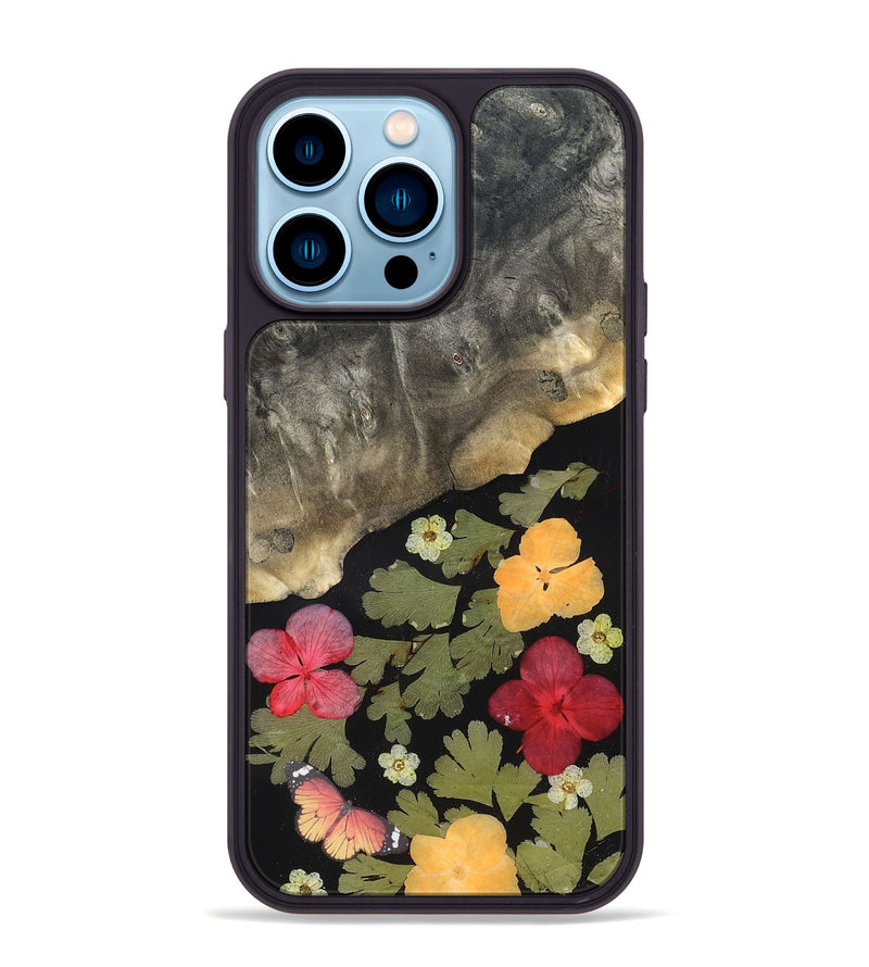 iPhone 14 Pro Max Wood Phone Case - Nichole (Bloom, 821572)