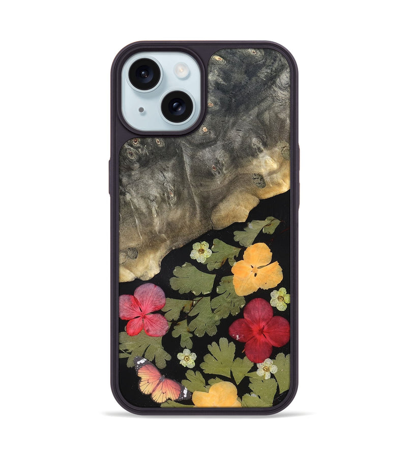 iPhone 15 Wood Phone Case - Nichole (Bloom, 821572)