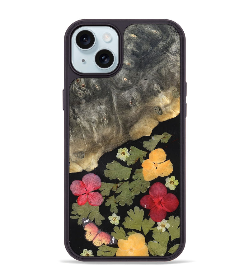 iPhone 15 Plus Wood Phone Case - Nichole (Bloom, 821572)