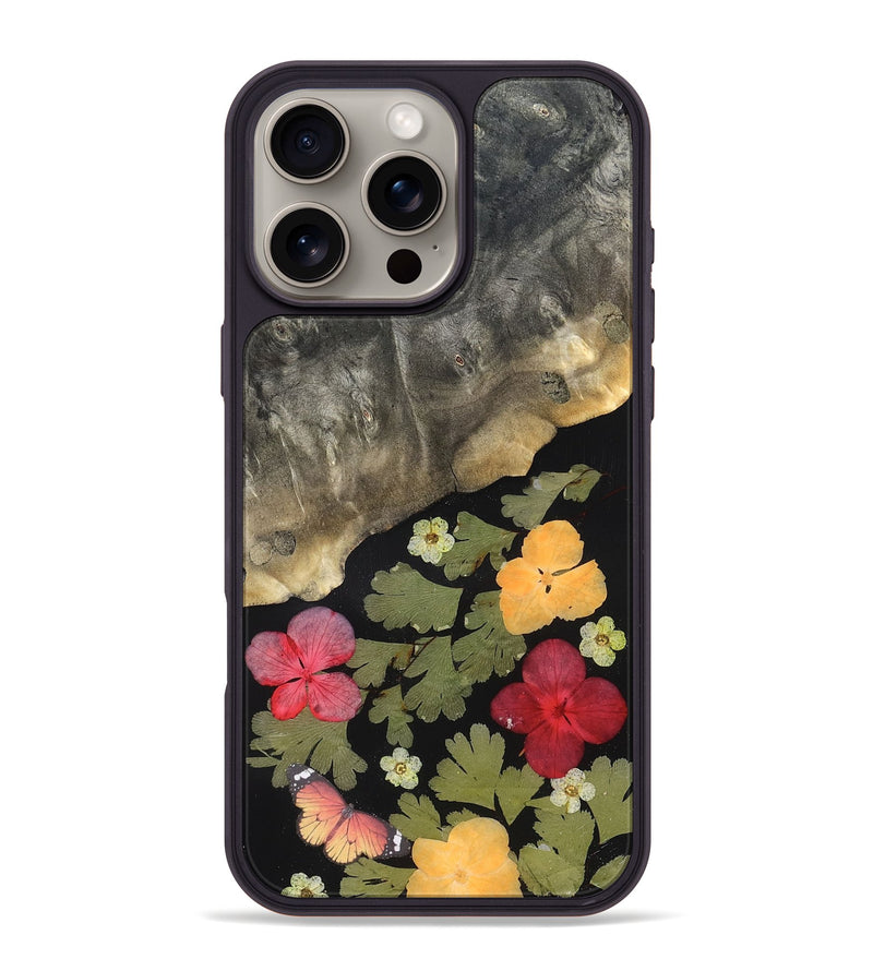 iPhone 16 Pro Max Wood Phone Case - Nichole (Bloom, 821572)
