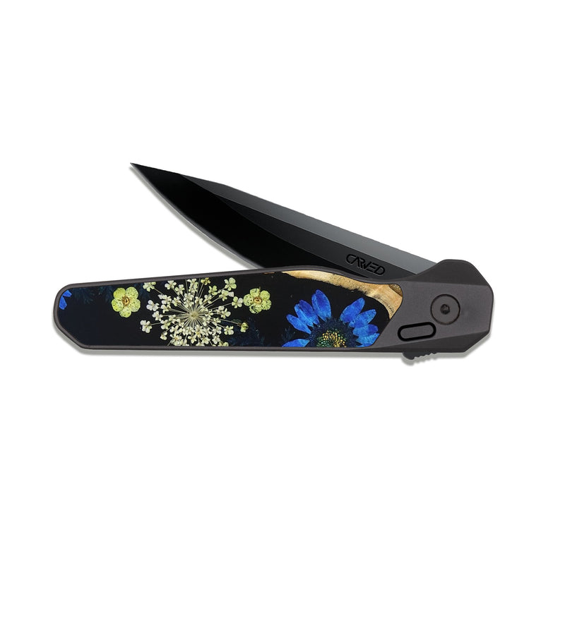 EDC Dark Slate Wood Pocket Knife - Tammi (Bloom, 821573)