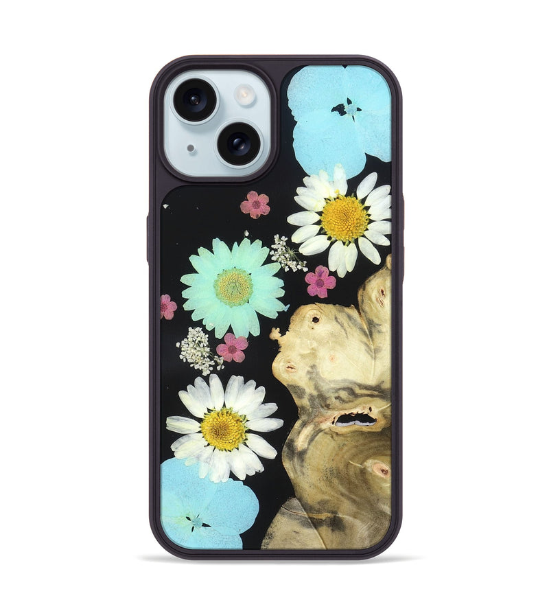 iPhone 15 Wood Phone Case - Marty (Bloom, 821574)