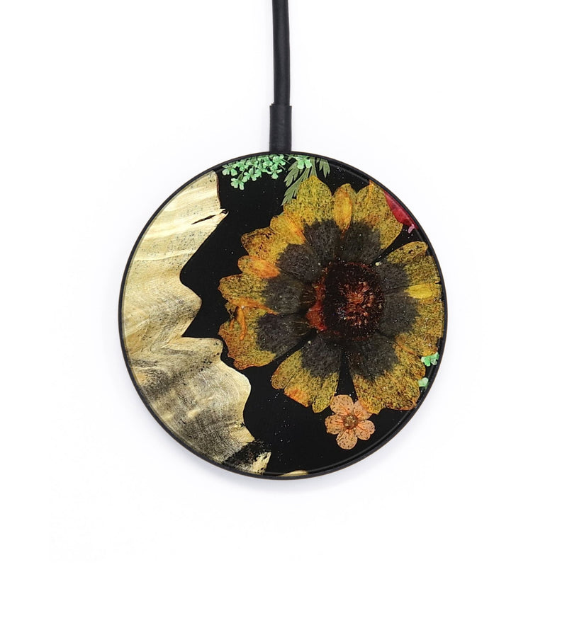 Circle Wood Wireless Charger - Amiya (Bloom, 821591)