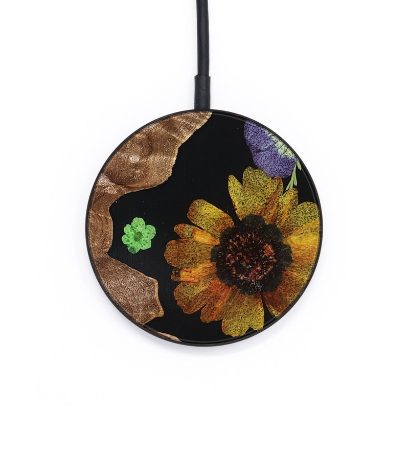Circle Wood Wireless Charger - Jeremy (Bloom, 821596)