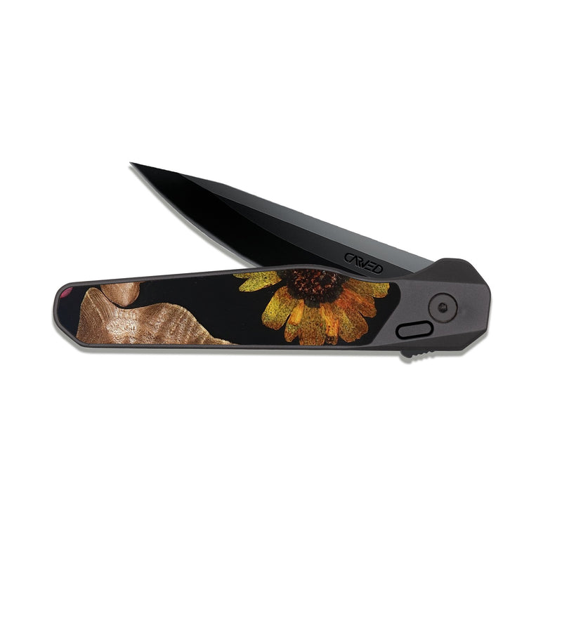 EDC Dark Slate Wood Pocket Knife - Jeremy (Bloom, 821596)