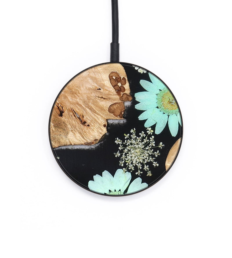 Circle Wood Wireless Charger - Dock (Bloom, 821598)