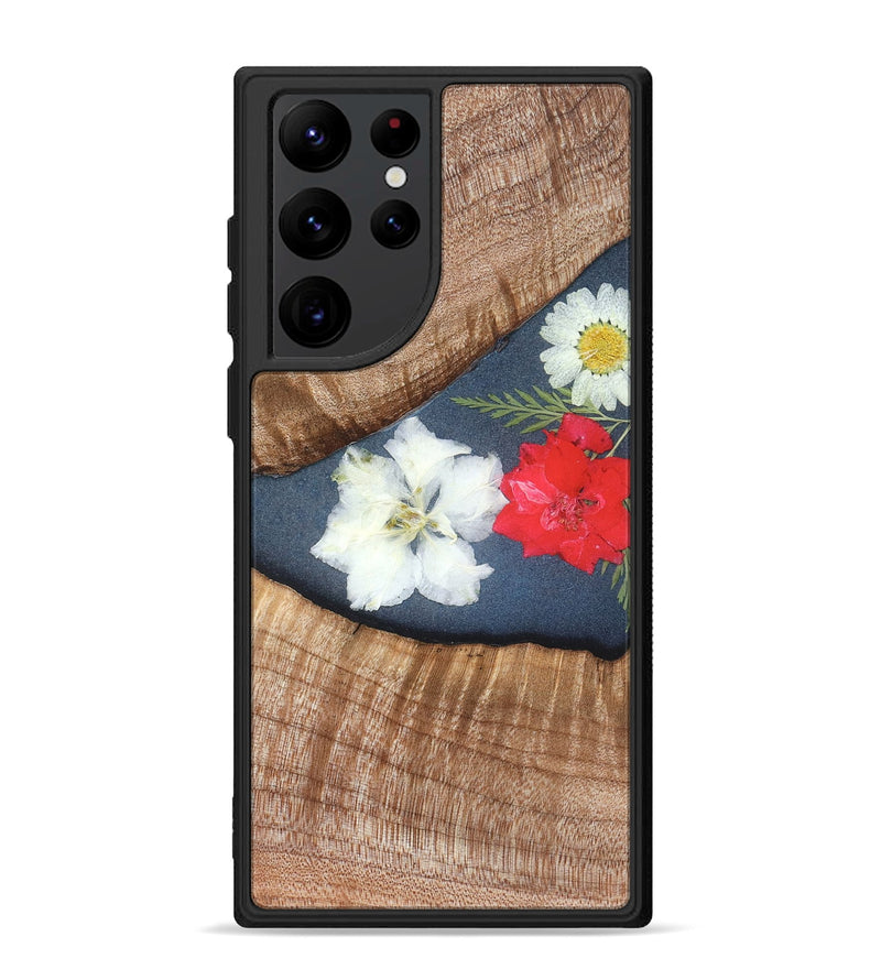 Galaxy S22 Ultra Wood Phone Case - Aleena (Bloom, 821600)