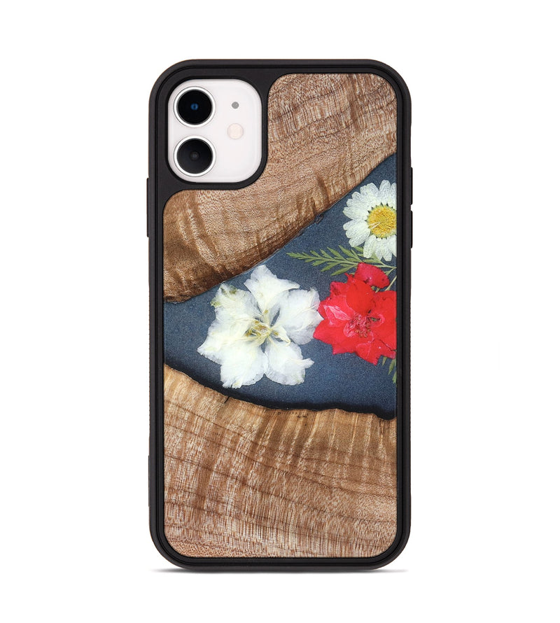 iPhone 11 Wood Phone Case - Aleena (Bloom, 821600)