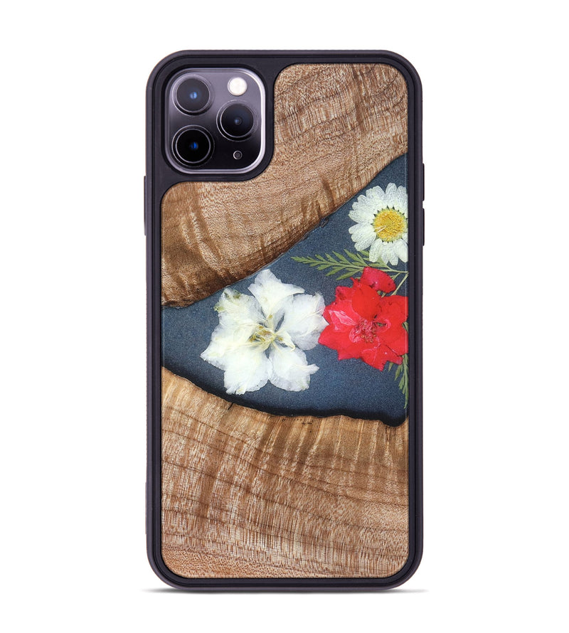 iPhone 11 Pro Max Wood Phone Case - Aleena (Bloom, 821600)