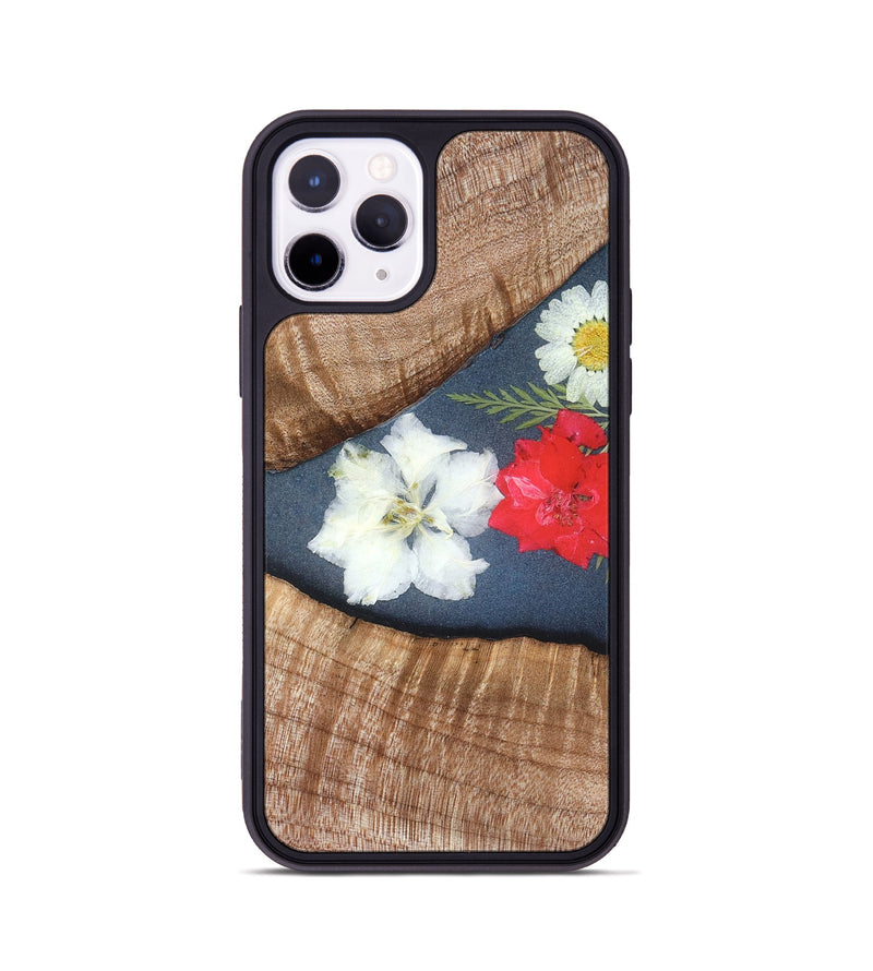 iPhone 11 Pro Wood Phone Case - Aleena (Bloom, 821600)