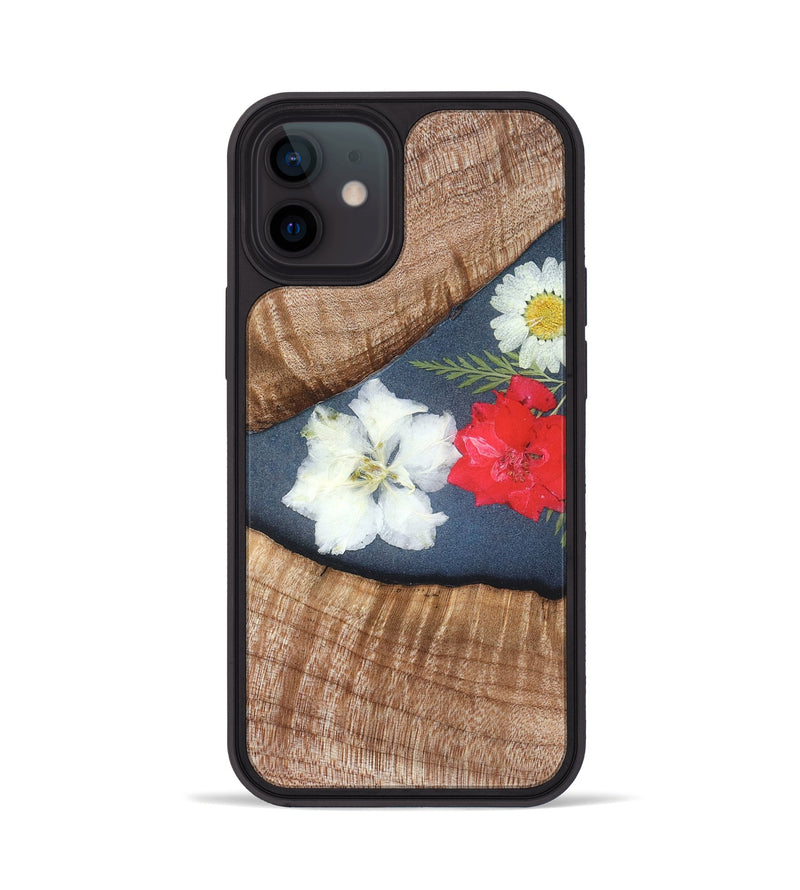 iPhone 12 Wood Phone Case - Aleena (Bloom, 821600)