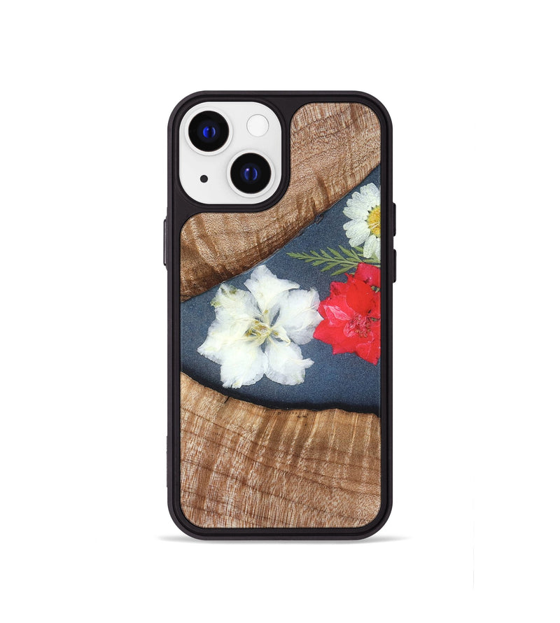 iPhone 13 mini Wood Phone Case - Aleena (Bloom, 821600)
