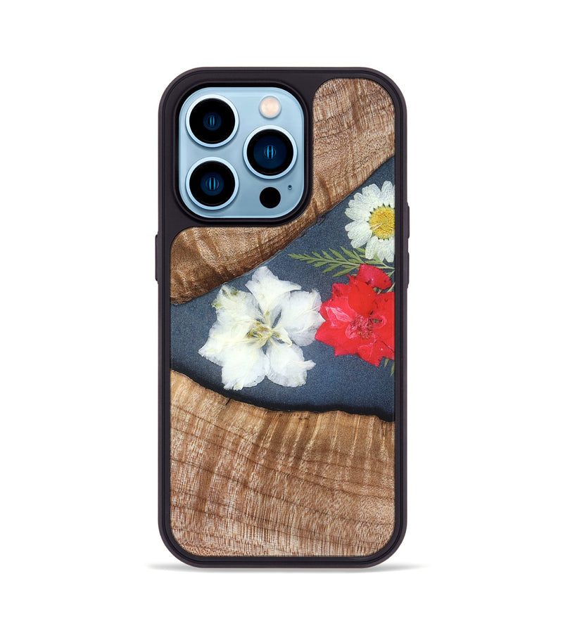 iPhone 14 Pro Wood Phone Case - Aleena (Bloom, 821600)