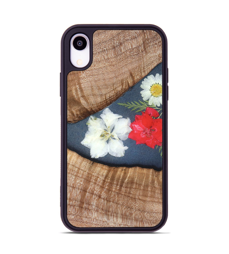 iPhone Xr Wood Phone Case - Aleena (Bloom, 821600)