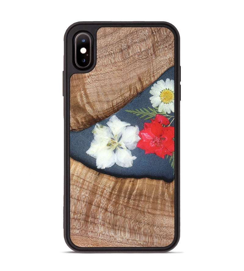 iPhone Xs Max Wood Phone Case - Aleena (Bloom, 821600)