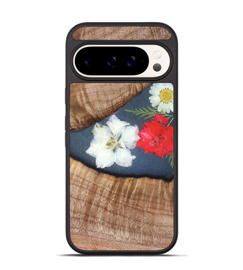 Pixel 9 Wood Phone Case - Aleena (Bloom, 821600)