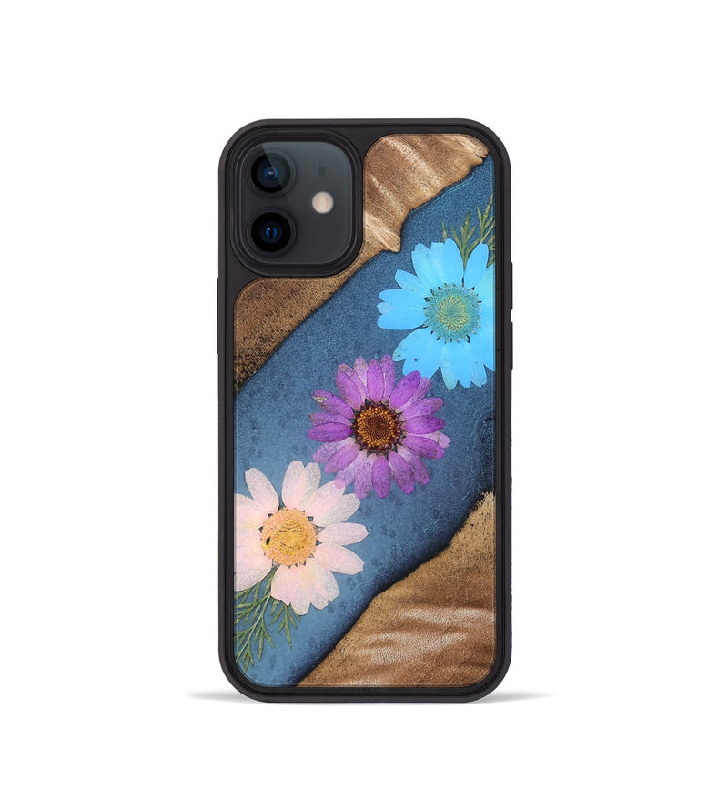 iPhone 12 mini Wood Phone Case - Quiana (Bloom, 821601)
