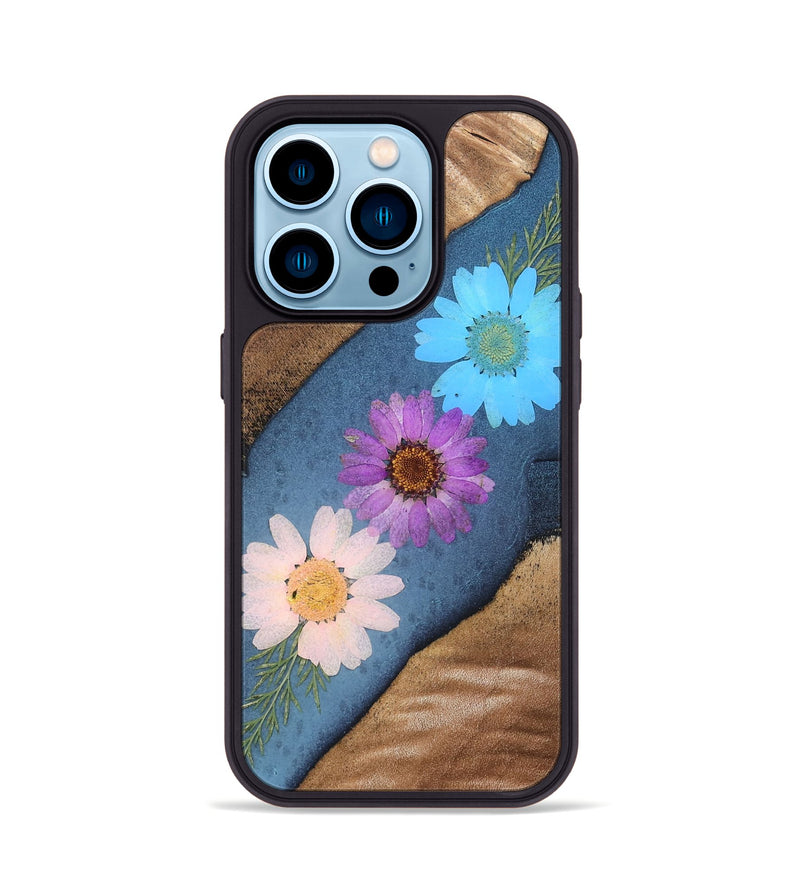 iPhone 14 Pro Wood Phone Case - Quiana (Bloom, 821601)