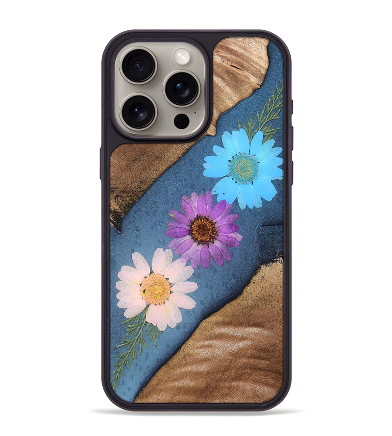 iPhone 15 Pro Max Wood Phone Case - Quiana (Bloom, 821601)