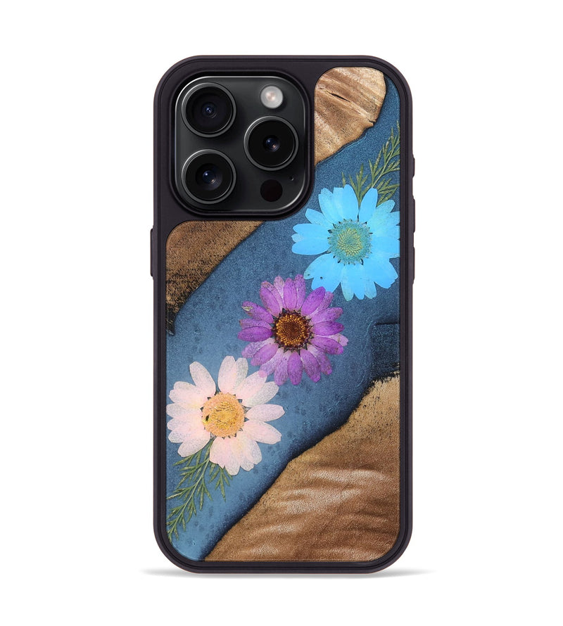 iPhone 15 Pro Wood Phone Case - Quiana (Bloom, 821601)