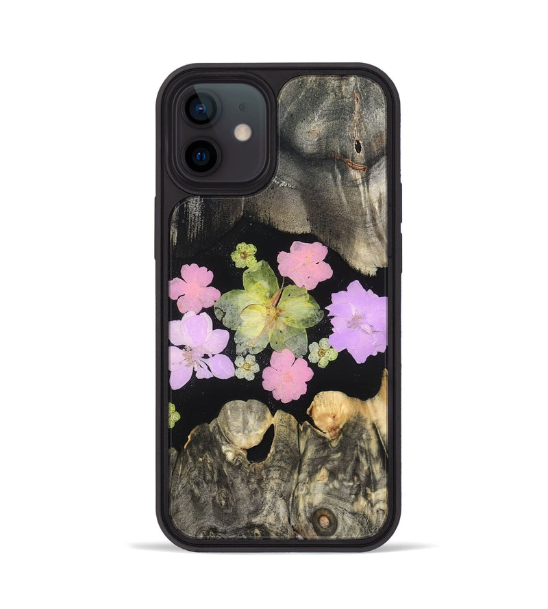 iPhone 12 Wood Phone Case - Elda (Bloom, 821603)