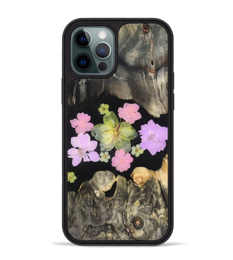 iPhone 12 Pro Max Wood Phone Case - Elda (Bloom, 821603)