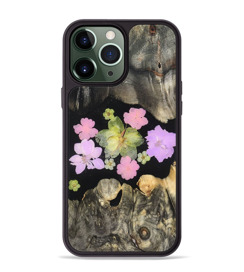 iPhone 13 Pro Max Wood Phone Case - Elda (Bloom, 821603)