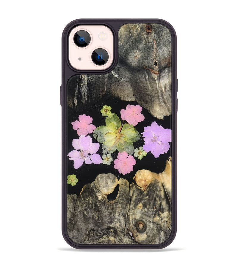 iPhone 14 Plus Wood Phone Case - Elda (Bloom, 821603)