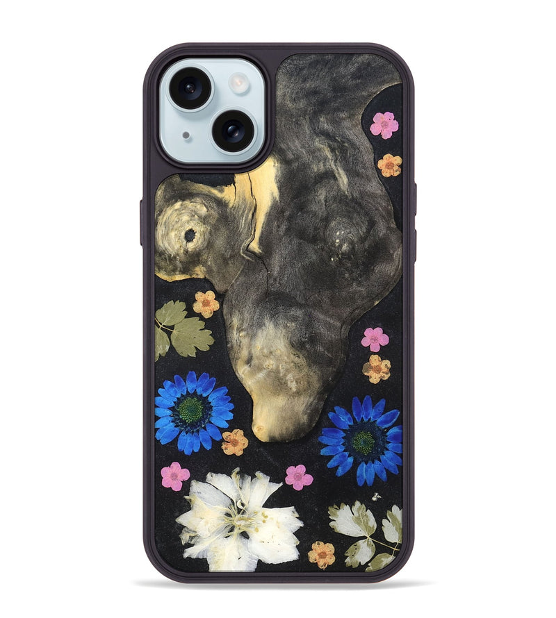 iPhone 15 Plus Wood Phone Case - Myron (Bloom, 821607)