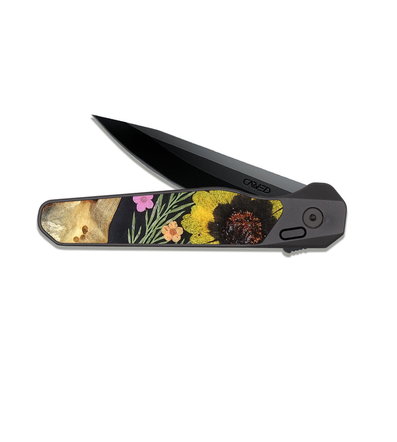 EDC Dark Slate Wood Pocket Knife - Palmer (Bloom, 821614)