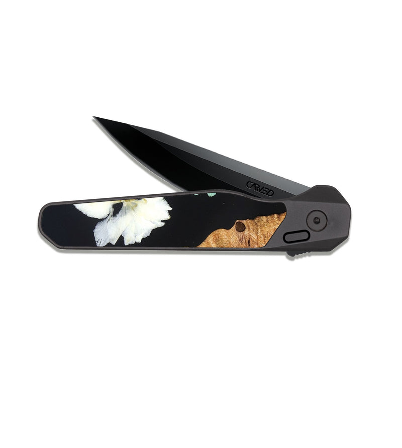 EDC Dark Slate Wood Pocket Knife - Hubert (Bloom, 821621)