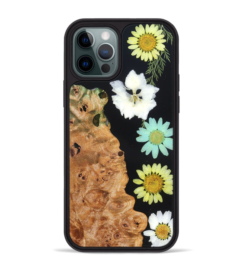 iPhone 12 Pro Max Wood Phone Case - Hubert (Bloom, 821621)
