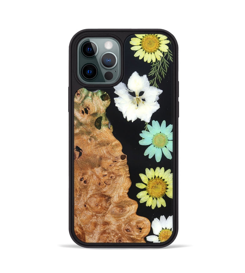 iPhone 12 Pro Wood Phone Case - Hubert (Bloom, 821621)