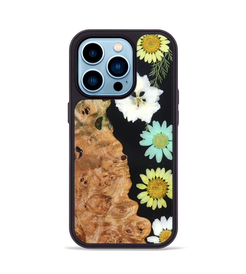 iPhone 14 Pro Wood Phone Case - Hubert (Bloom, 821621)
