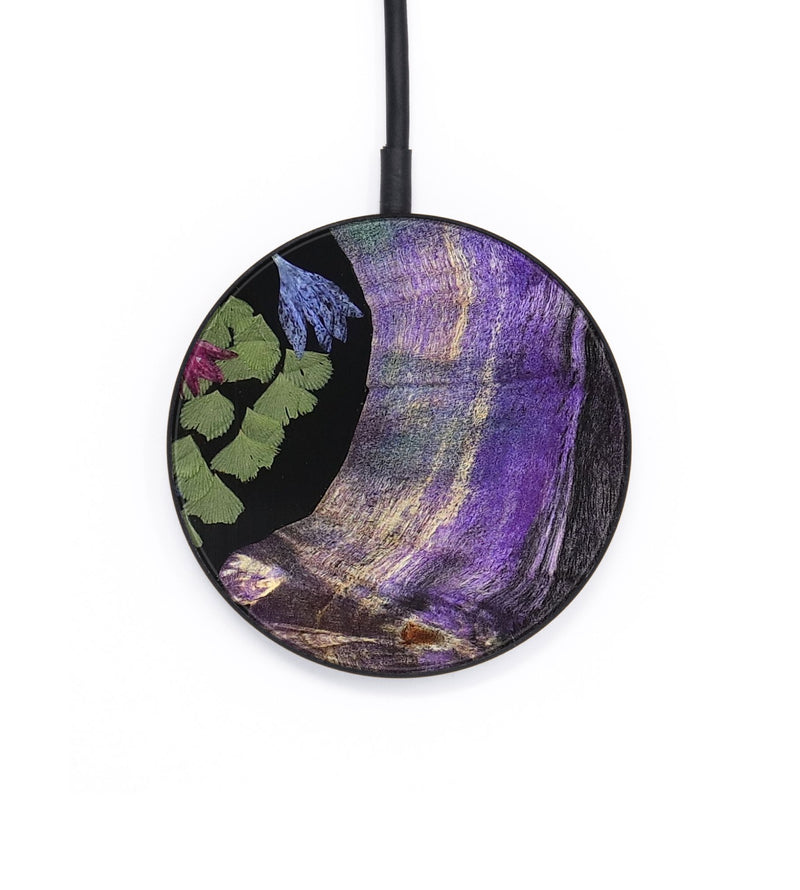 Circle Wood Wireless Charger - Kaela (Bloom, 821623)