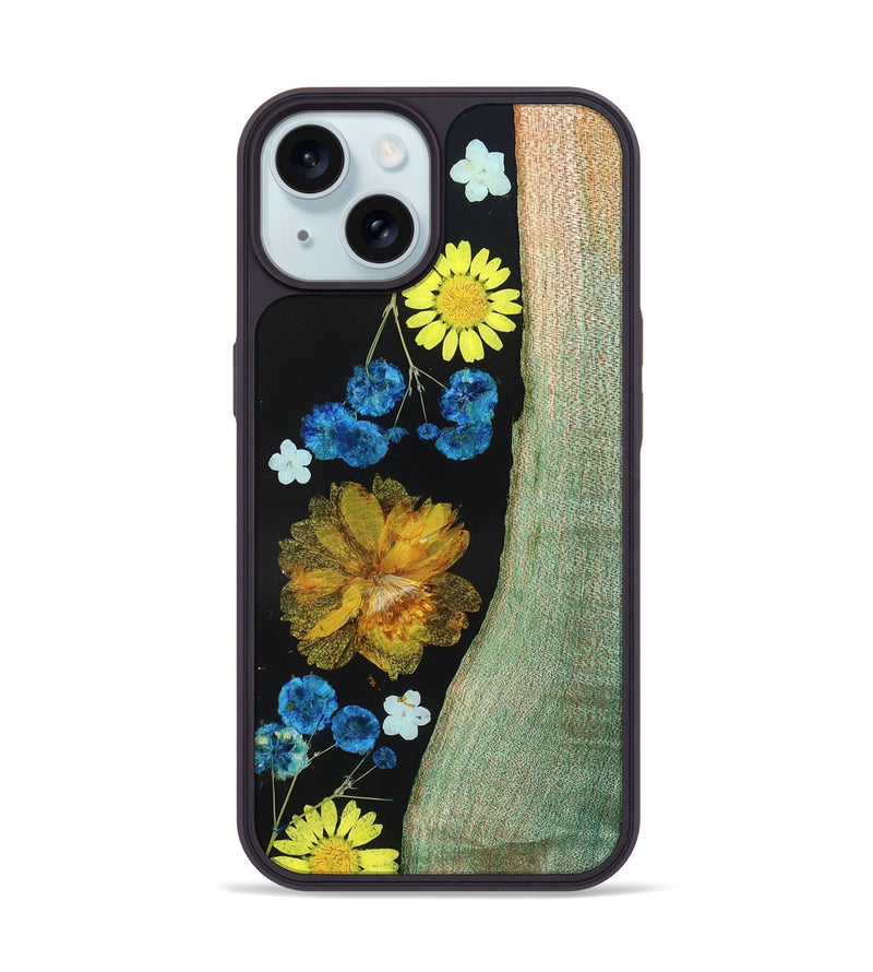 iPhone 15 Wood Phone Case - Xena (Bloom, 821625)