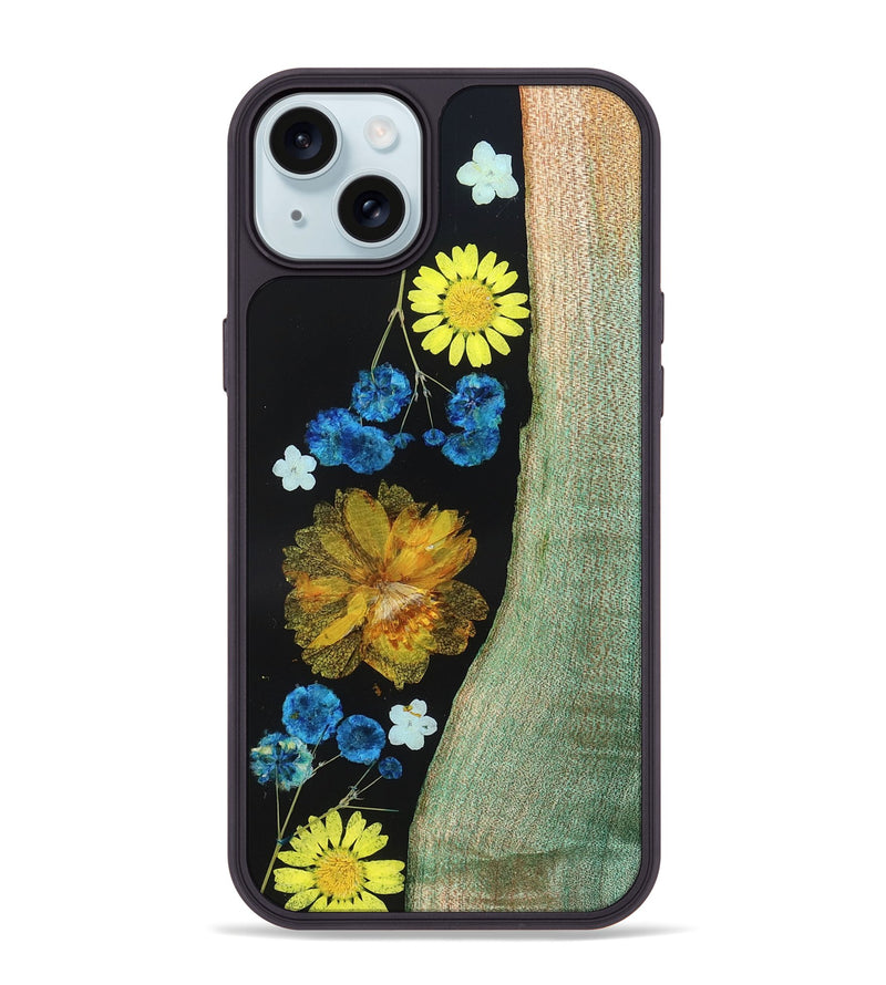 iPhone 15 Plus Wood Phone Case - Xena (Bloom, 821625)