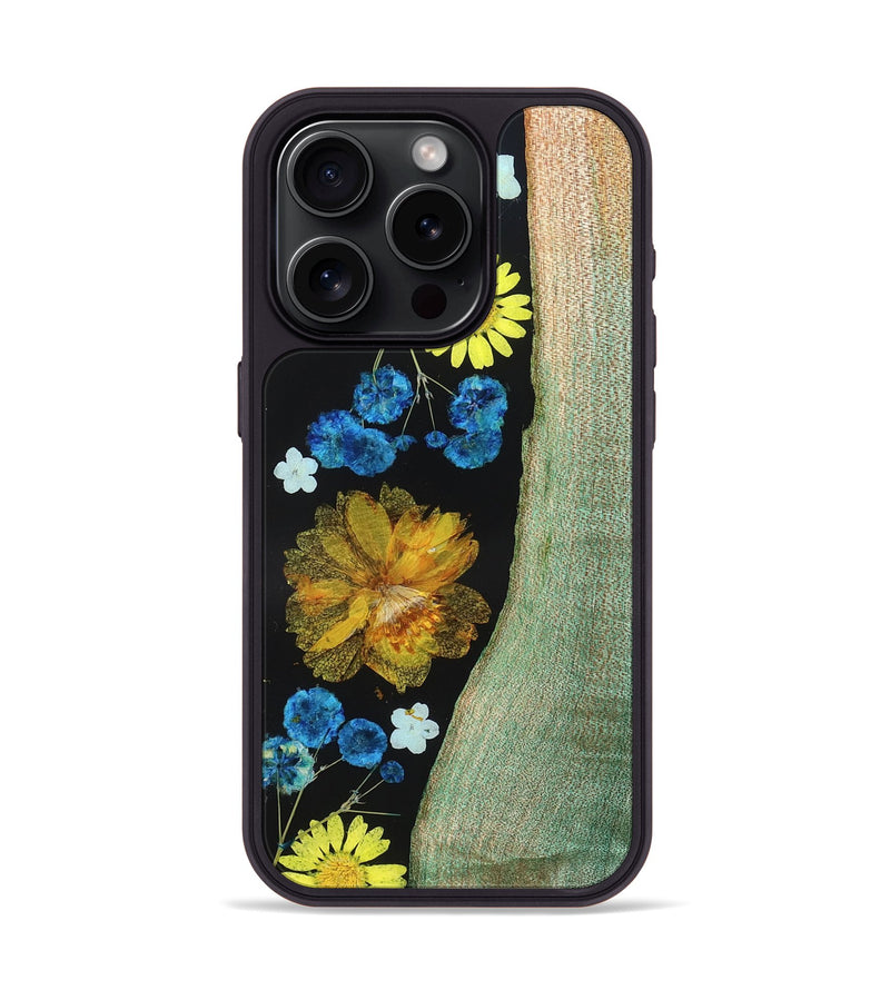 iPhone 15 Pro Wood Phone Case - Xena (Bloom, 821625)